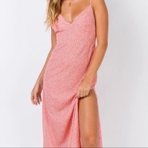 Princess Polly Maxi Coral Dress